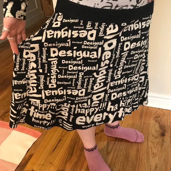 Long sleeved DESIGUAL cotton dress - Picture 4 of 10